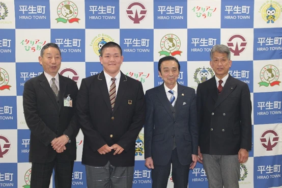 レスリング大会出場激励会